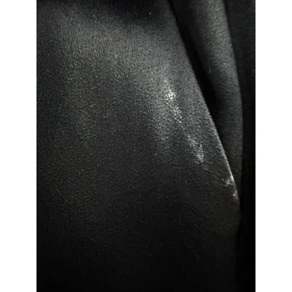 Hellessy Black Kooning satin trousers with shirttail overlay, size 4 - Picture 11 of 16